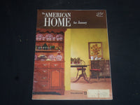1953 JANUARY THE AMERICAN HOME MAGAZINE - NICE COVER, STORIES & PHOTOS - SP 7153