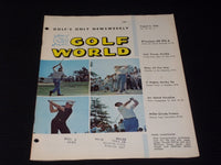 1965 AUGUST 6 GOLF WORLD MAGAZINE - PALMER & NICKLAUS FRONT COVER - E 7341