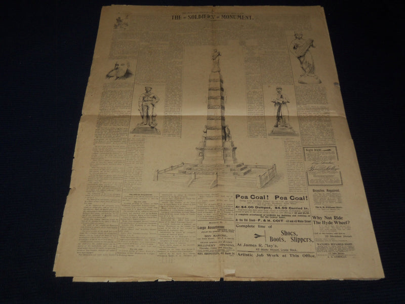 1896 MAY 6 MORNING TELEGRAPH NEWSPAPER - 250TH ANNIVERSARY - NP 2152F