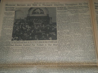 1963 NOV 25 NEW YORK TIMES - PRESIDENT'S ASSASSIN SHOT TO DEATH - NP 3561