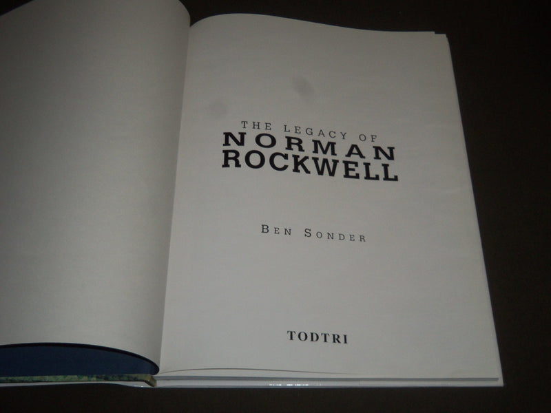 1995 THE LEGACY OF NORMAN ROCKWELL BY BEN SONDER BOOK - I 888