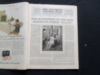1928 JUNE 16 THE SATURDAY EVENING POST MAGAZINE - ILLUSTRATED COVER -SP 1313