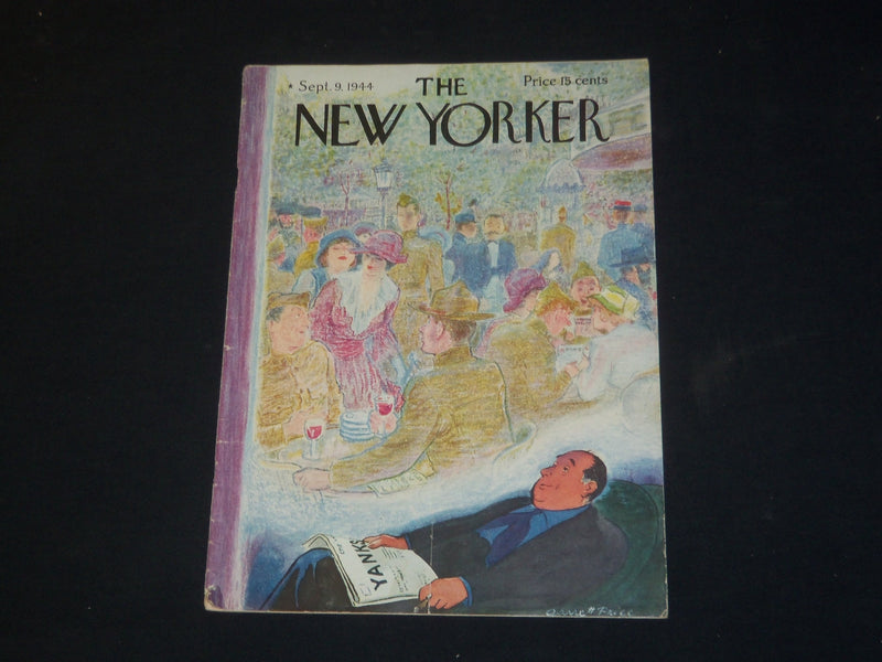 1944 SEPTEMBER 9 THE NEW YORKER MAGAZINE - ILLUSTRATED COVER - NY 102