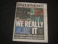 2020 DECEMBER 19 NEW YORK DAILY NEWS NEWSPAPER - NYPD BLEW GEORGE FLOYD PROTESTS