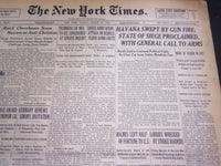 1935 MARCH 10 NEW YORK TIMES - HAVANA SWEPT BY GUN FIRE - NT 4891