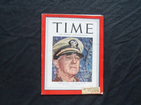 1944 FEBRUARY 7 TIME MAGAZINE - ADMIRAL TURNER OF THE CENTRAL PACIFIC - T 902