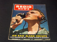 1943 MAY RADIO NEWS MAGAZINE - AIR RAID ALARM FRONT COVER - E 5167