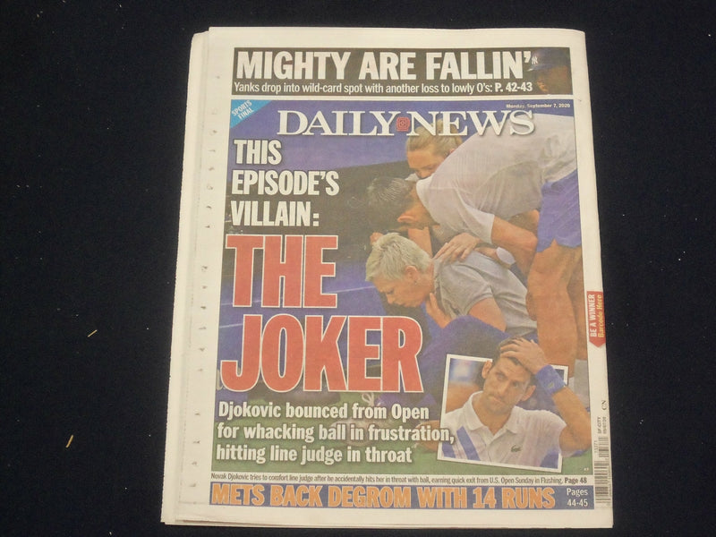 2020 SEPTEMBER 7 NEW YORK DAILY NEWS NEWSPAPER - NYC LABOR LOSSES TO VIRUS
