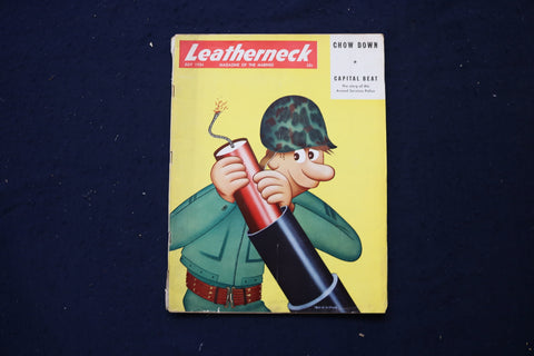 1954 JULY LEATHERNECK MAGAZINE - CORPORAL GREASE PORT COVER - E 18999