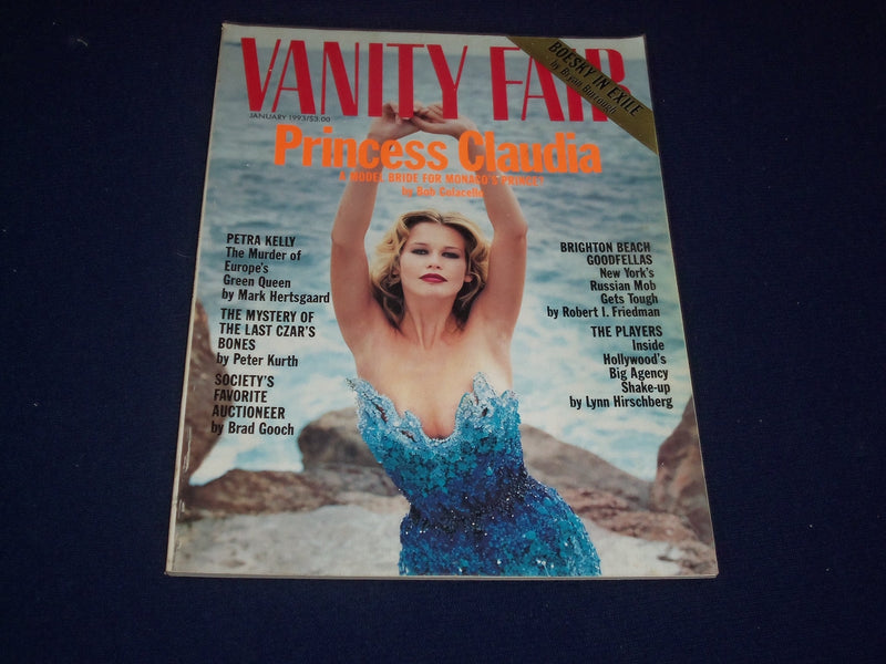 1993 JANUARY VANITY FAIR MAGAZINE - CLAUDIA SCHIFFER - SP 4334
