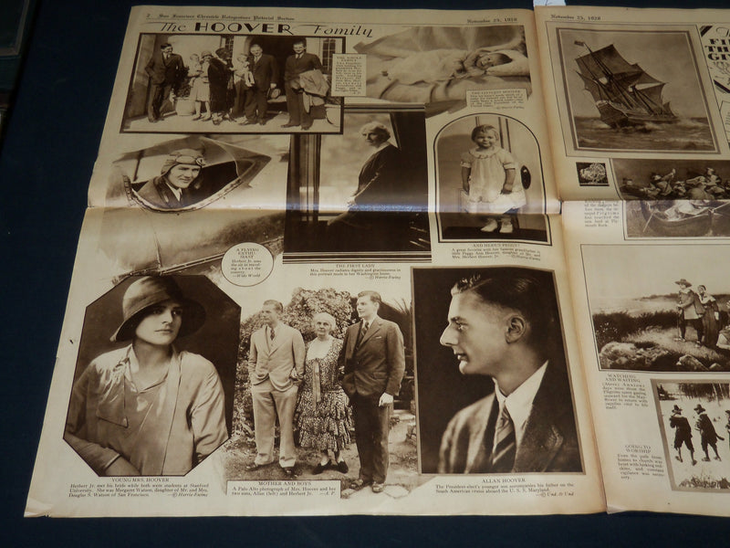 1928 NOVEMBER 25 SAN FRANCISCO CHRONICLE ROTO SECTION - FOOTBALL - NP 5108