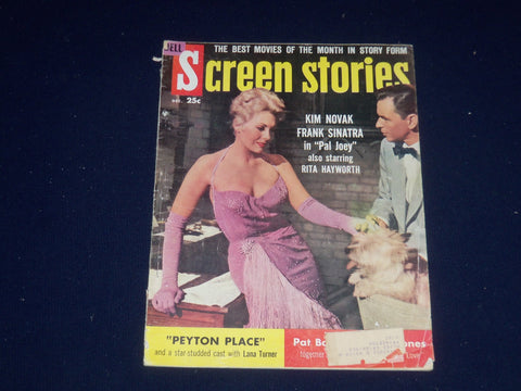 1957 DECEMBER SCREEN STORIES MAGAZINE - KIM NOVAK & FRANK SINATRA COVER- SP 5378