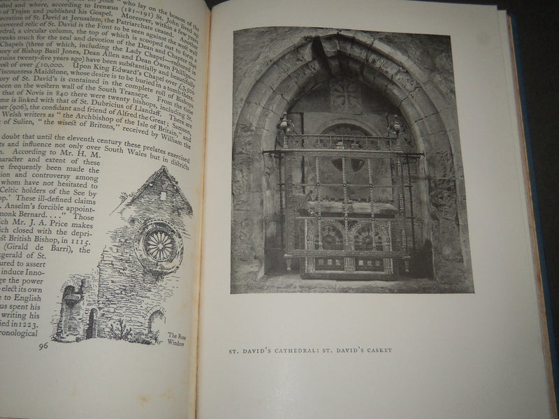 1926 CATHEDRALS HARDCOVER BOOK W/ 74 ILLUSTRATIONS - MAP - KD 4465