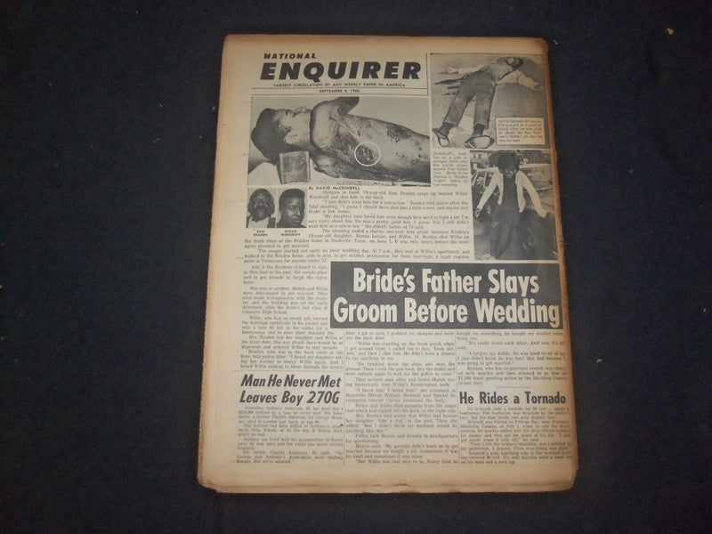 1966 SEP 4 NATIONAL ENQUIRER NEWSPAPER - DAVID JANSSEN: I COULD KILL - NP 7421