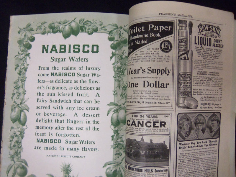 1902 JANUARY PEARSON'S MAGAZINE - NICE STORIES, ADS & ILLUSTRATIONS - ST 2994