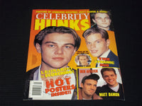 VOL 1 #5 CELEBRITY HUNKS MAGAZINE - LEONARDO DICAPRIO FRONT COVER - E 16920