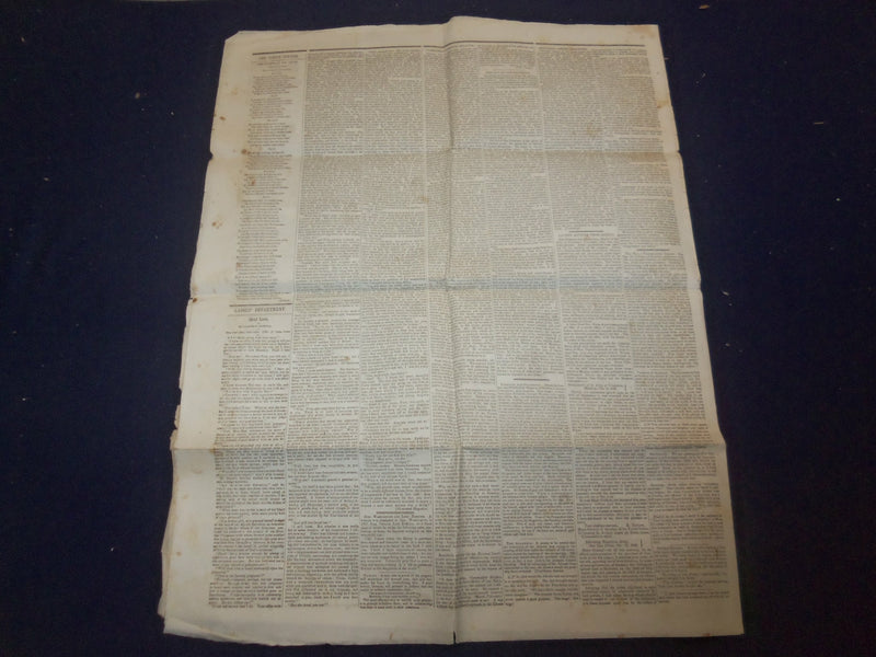 1846 DECEMBER 26 MASSACHUSETTS PLOUGHMAN NEWSPAPER - COMMODORE DECATUR - NP 5140