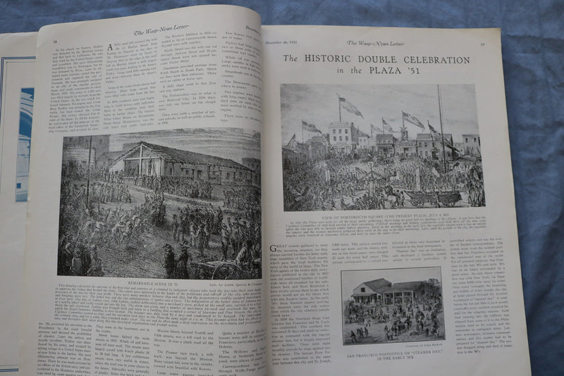 1931 DECEMBER 26 THE WASP NEWS LETTER JOURNAL- 75TH ANNIVERSARY NUMBER- SP 4785J