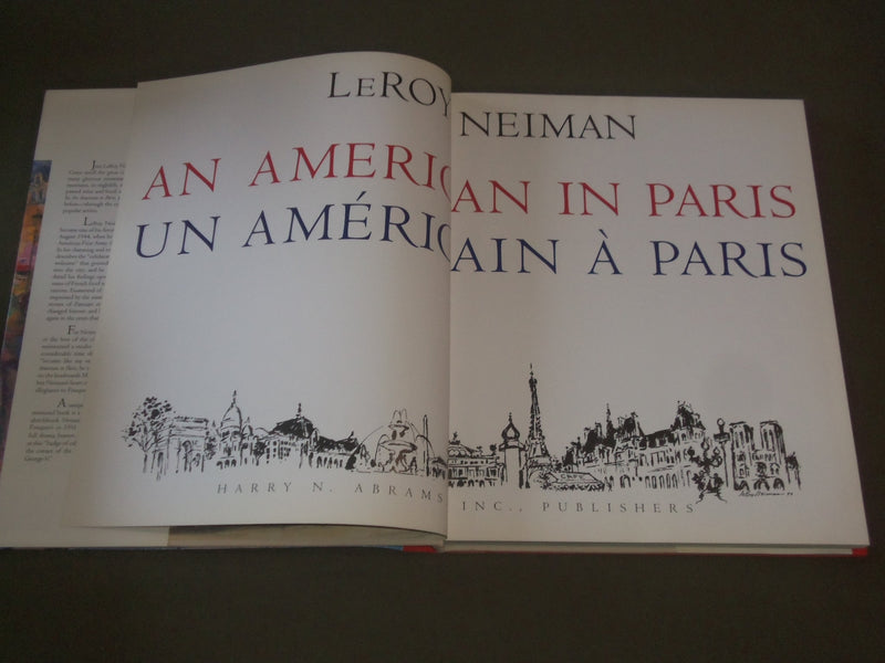 1994 LEROY NEIMAN AN AMERICAN IN PARIS HARDCOVER BOOK - GREAT PRINTS - I 1415