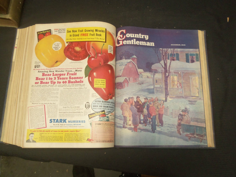 1945 JANUARY-DECEMBER COUNTRY GENTLEMAN BOUND MAGAZINE VOLUME - R 729O