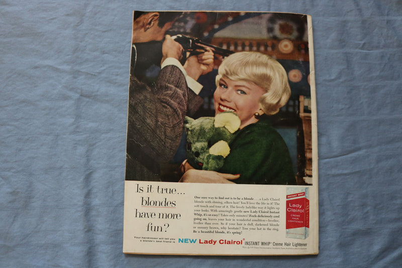 1959 APRIL MOTION PICTURE MAGAZINE - DICK CLARK AND FAMILY COVER - E 9037