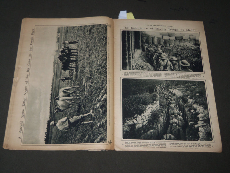 1917 NOVEMBER 8 MID-WEEK PICTORIAL MAGAZINE SECTION - PRESIDENT WILSON - J 3270