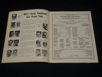 1972 MILLER HIGH LIFE 200 RACE PROGRAM - LATE MODEL STOCK CAR- WISCONSIN- J 5639