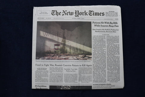 2024 APRIL 7 NEW YORK TIMES-PATIENTS HIT WITH BIG BILLS WHILE INSURERS REAP FEES
