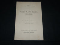 1901-1905 NORTH PACIFIC DENTAL COLLEGE ANNUALS LOT OF 4 - PORTLAND OR - J 3844