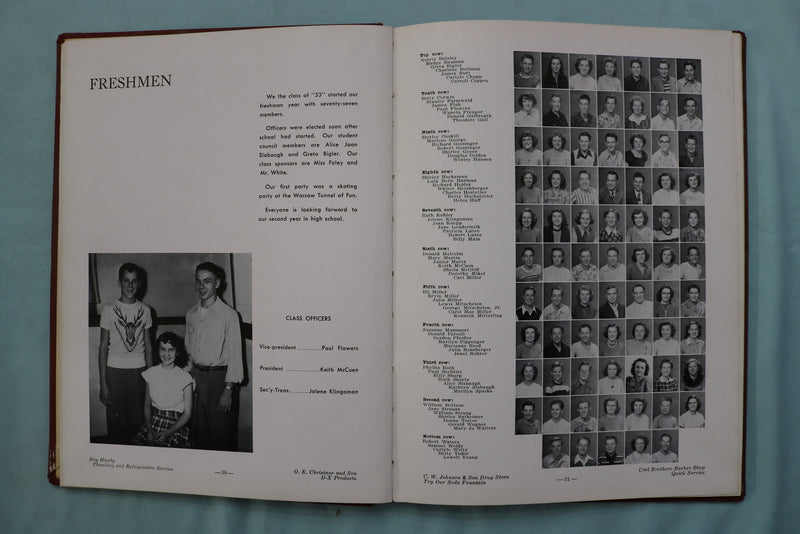 1950 NAPANET NAPPANEE HIGH SCHOOL YEARBOOK - NAPPANEE, INDIANA - YB 3569