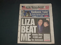 2003 OCTOBER 22 NEW YORK POST NEWSPAPER - YANKEES LEAD ALCS 2-1 - NP 4154