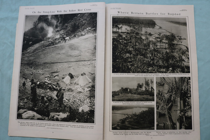 1915 OCTOBER 28 NEW YORK TIMES MID-WEEK PICTORIAL - BULGARIAN BALLOON - NP 9152