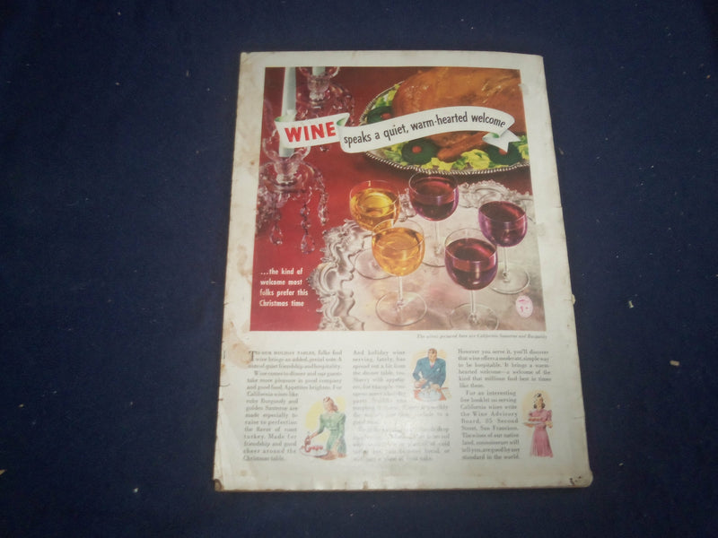 1942 JANUARY REDBOOK MAGAZINE - THE CASTLE ON THE HILL - SP 4796Q