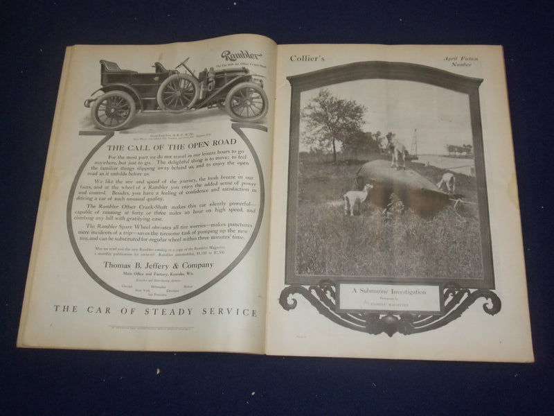 1909 MARCH 27 COLLIER'S MAGAZINE - RUDYARD KIPLING STORY - ST 6784