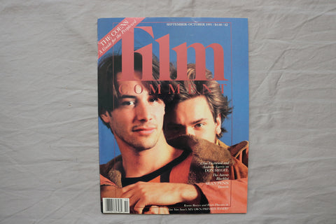 1991 SEP-OCT FILM COMMENT MAGAZINE - KEANU REEVES-RIVER PHOENIX COVER - E 24067