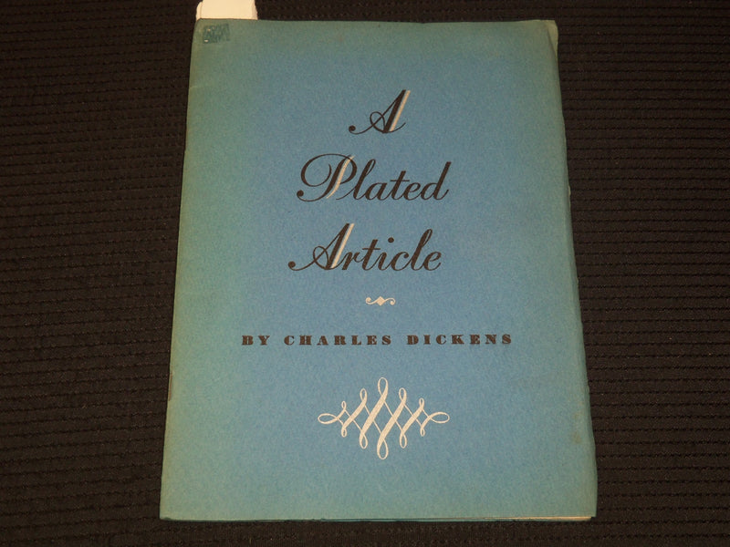 1920'S A PLATED ARTICLE BOOK BY CHARLES DICKENS - SPODE - SOFTCOVER - K 2128