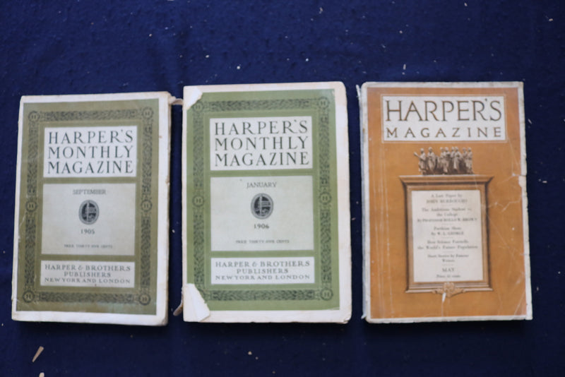 1866-1945 HARPER'S MONTHLY MAGAZINE - LOT OF 14 - O 3490