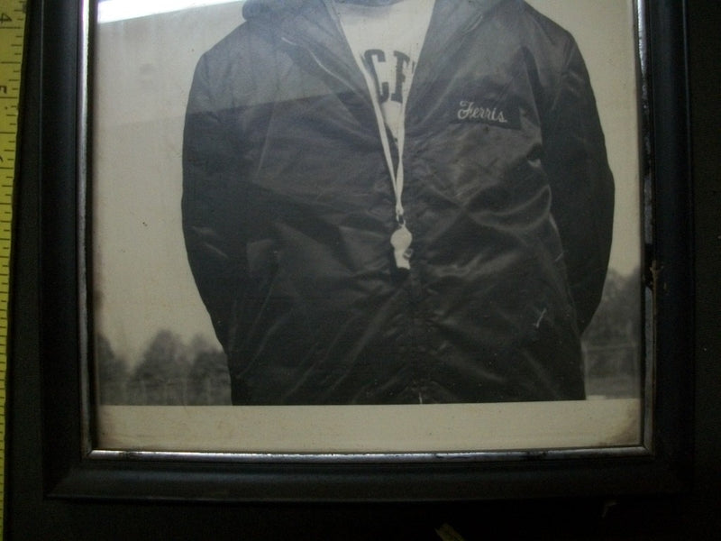 1950S RUTGERS UNIVERSITY ASSISTANT FOOTBALL COACH FERRIS FRAMED PHOTO - A 179