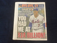2020 NOVEMBER 12 NEW YORK DAILY NEWS NEWSPAPER - NY STATE TO SHUT BARS AT 10 PM