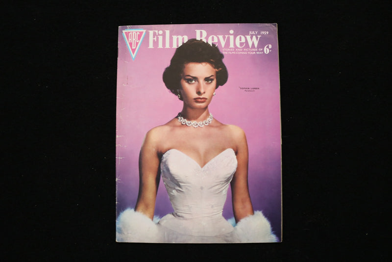 1959 JULY ABC FILM REVIEW MAGAZINE - SOPHIA LOREN COVER - E 26398