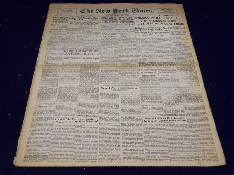 1946 MAY 3 NEW YORK TIMES - SIEGE AT ALCATRAZ - NT 3165