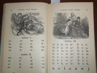 1866 THE UNION PICTORIAL PRIMER BOOK BY CHARLES SANDERS - K 1295