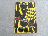 1993 THE WHO'S TOMMY BROADWAY PROGRAM - PETE TOWNSHEND - J 7616