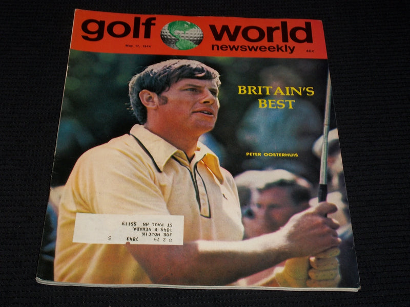 1974 MAY 17 GOLF WORLD NEWSWEEKLY MAGAZINE - PETER OOSTERHUIS - E 6171