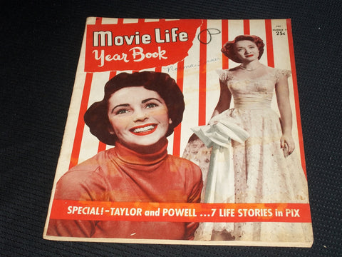 1949 #9 MOVIE LIFE YEARBOOK MAGAZINE - ELIZABETH TAYLOR FRONT COVER - E 1342