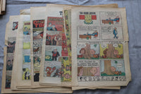 1970'S SUNDAY COLOR COMICS PAGES - HUGH LOT - 3 INCH STACK - NP 9310