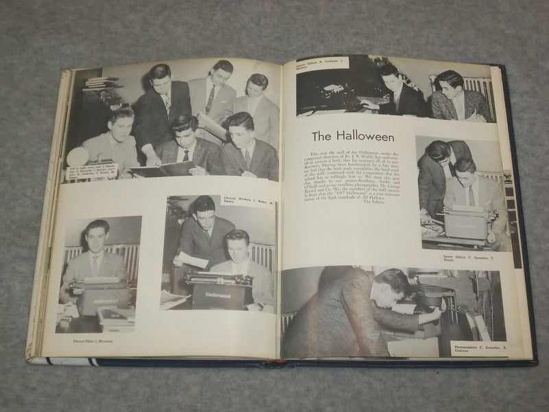 1957 HALLOWEEN ALL HALLOWS HIGH SCHOOL YEARBOOK - BRONX, NY - YB 1995