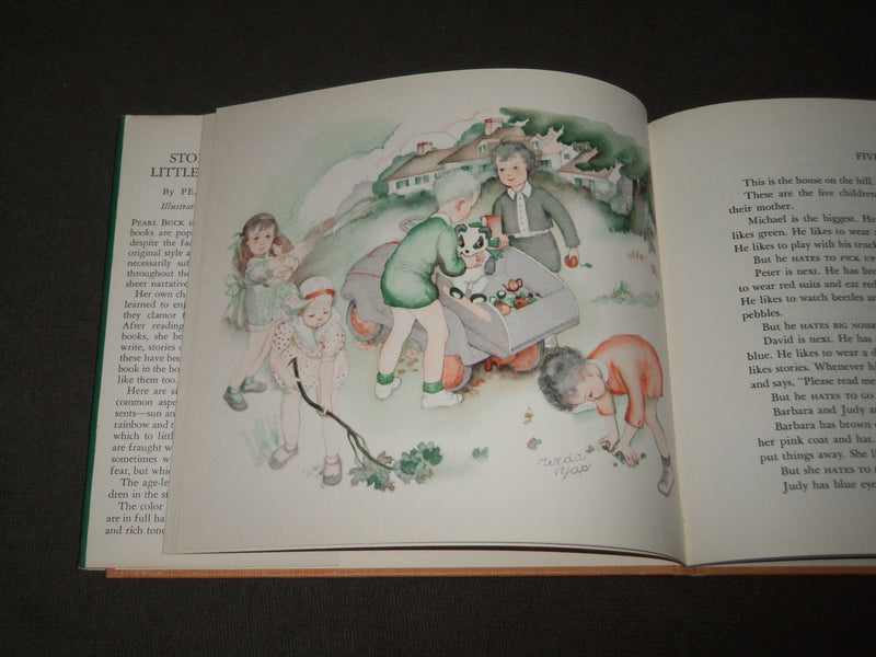 1940 STORIES FOR LITTLE CHILDREN BOOK BY PEARL S. BUCK - WEDA YAP - KD 4781