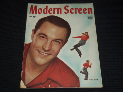 1946 JUNE MODERN SCREEN MAGAZINE - GENE KELLY COVER - E 12297
