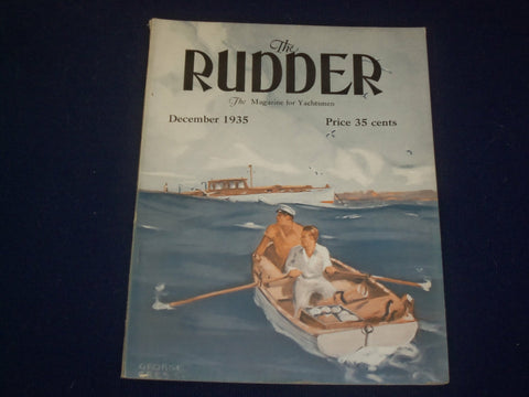 1935 DECEMBER THE RUDDER MAGAZINE - OFF THE COAST OF MAINE - B 6676